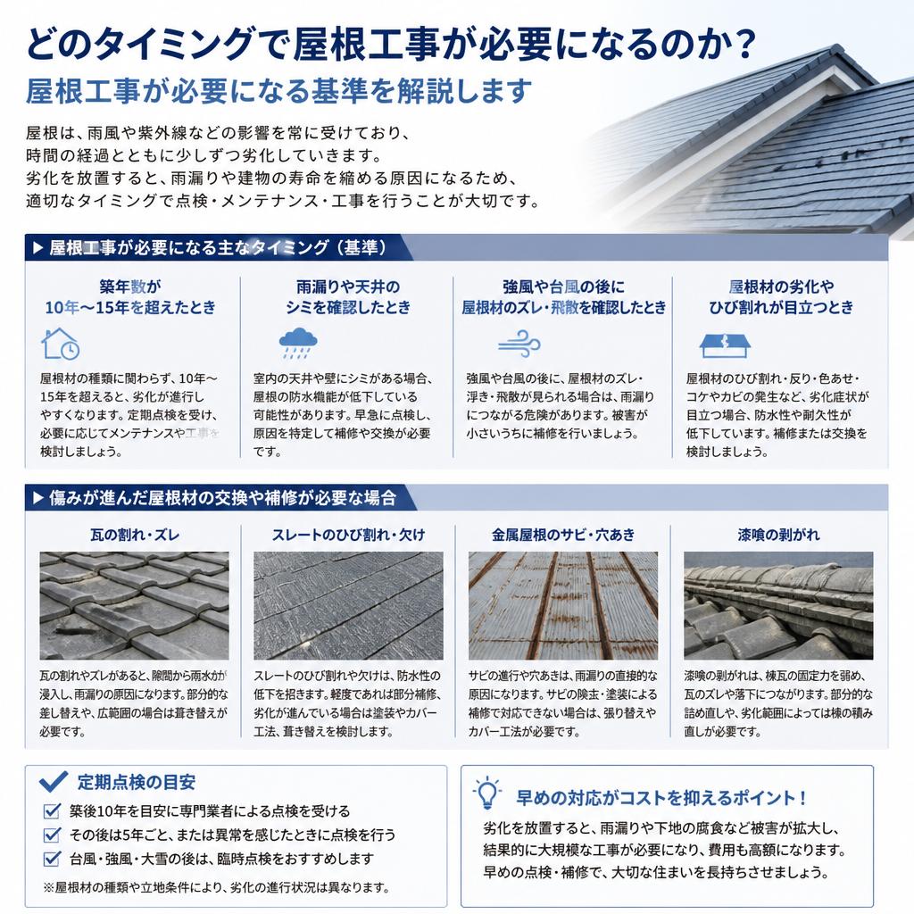 工事判断の基準