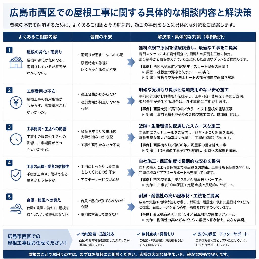 よくある相談内容とその解決策