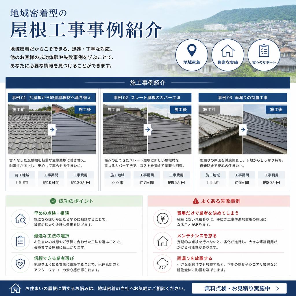 廿日市市での屋根工事事例
