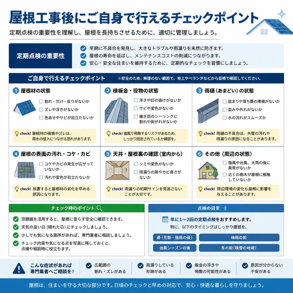 マメなチェックがポイント！
