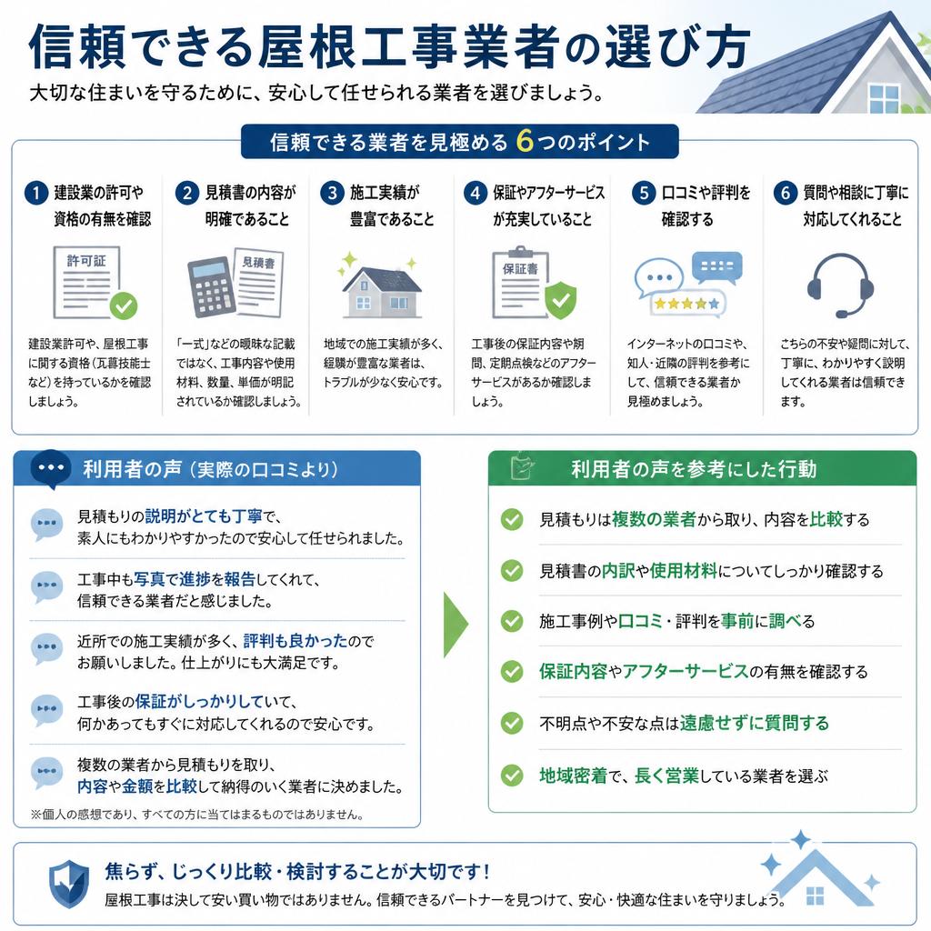 2. 失敗しない業者選びのポイント