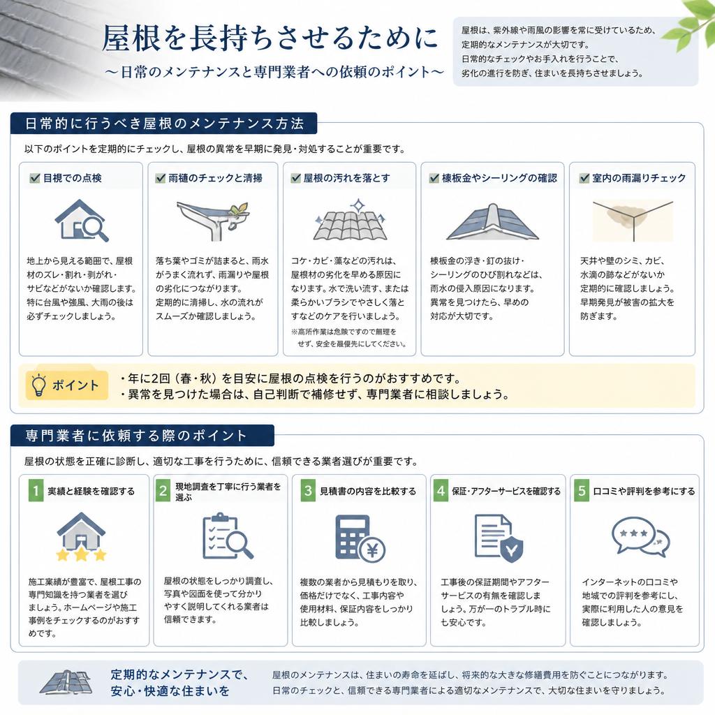4. おすすめのメンテナンス方法