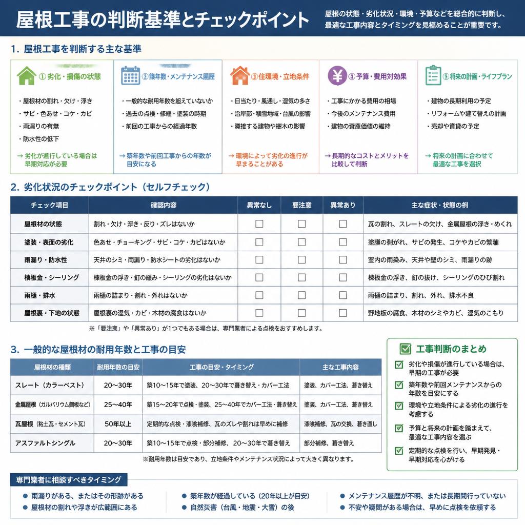 5. 工事を判断するための基準