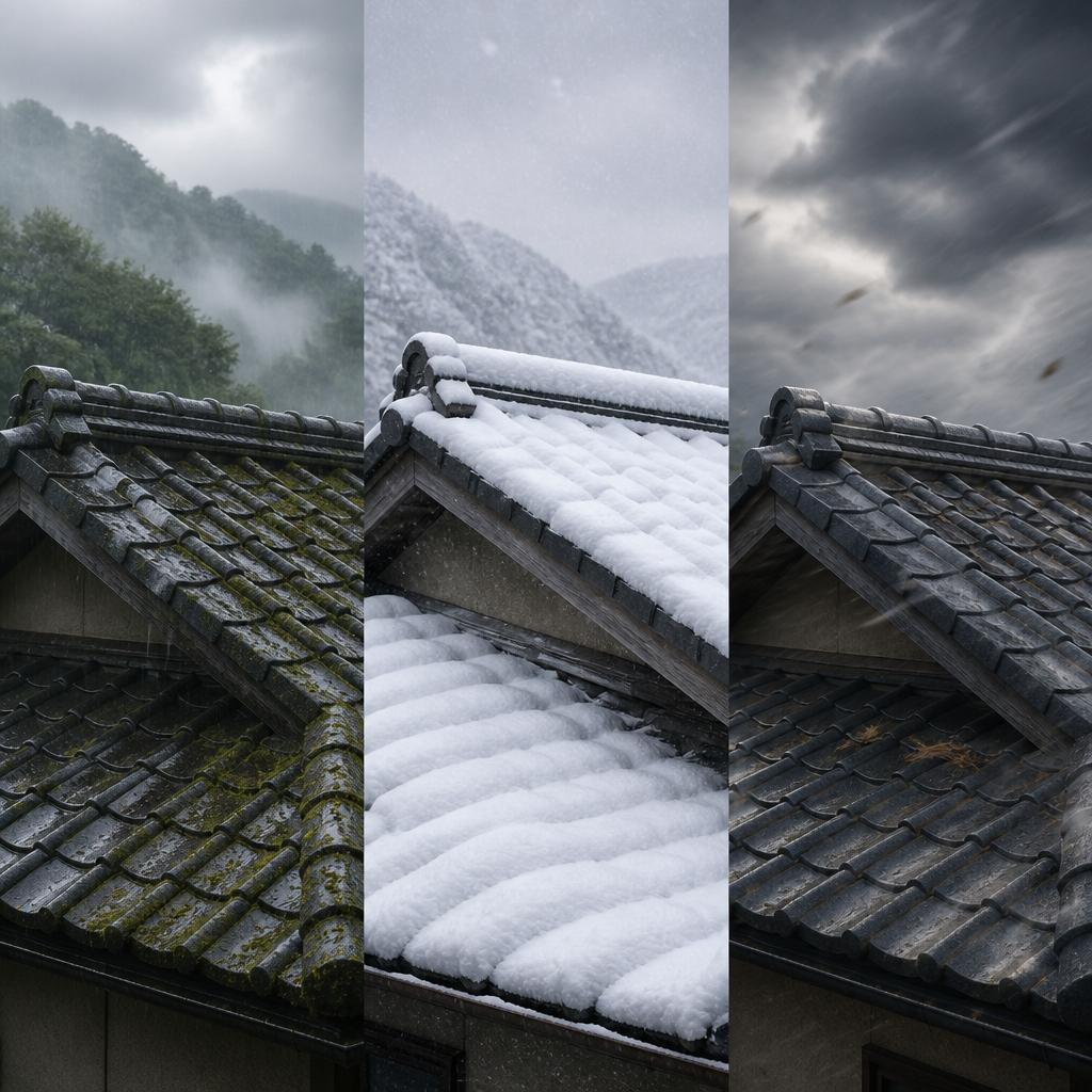 三次市の気候と屋根の影響