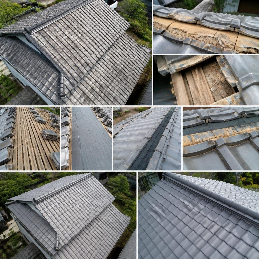 施工事例：三次市の屋根修理実績