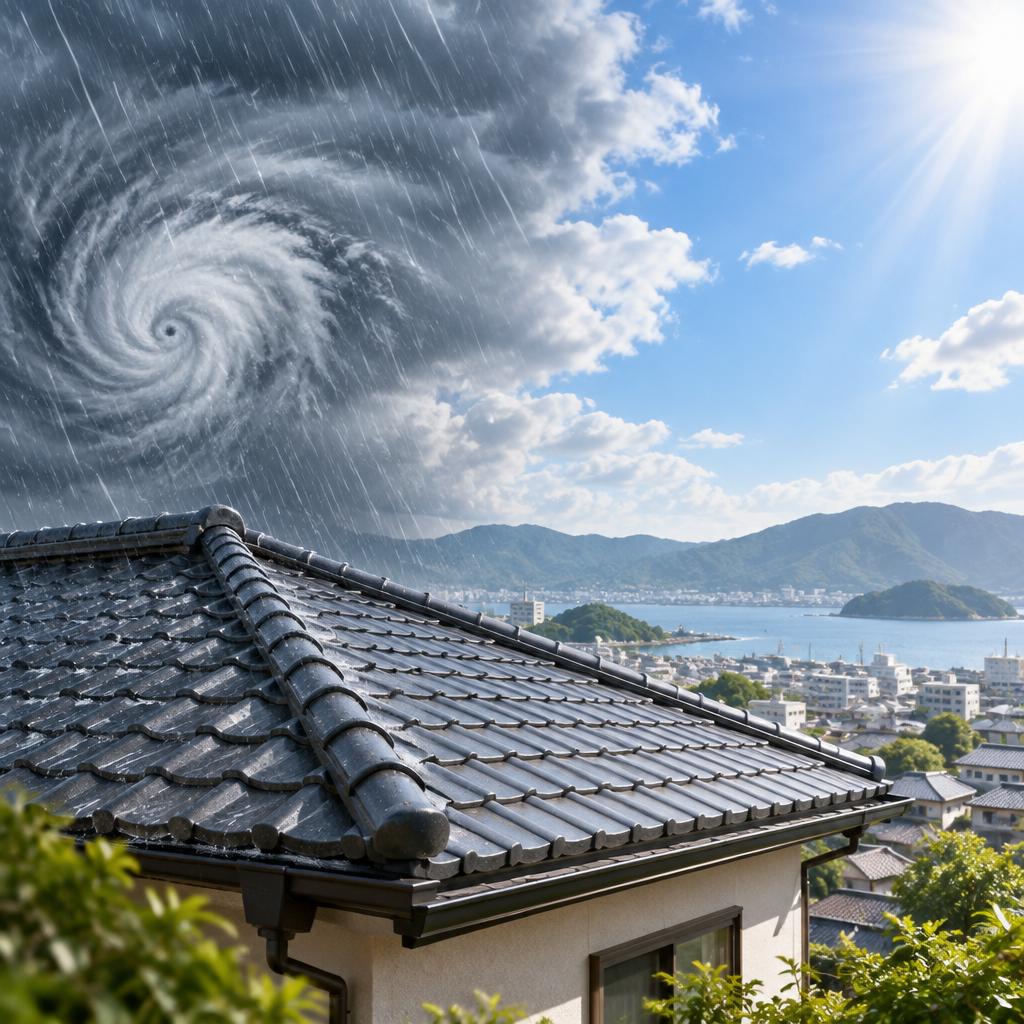 台風・大雨が来る前に、屋根の不安を安心へ。安芸郡海田町の屋根工事は、創業100年以上の賀茂窯業にご相談ください。